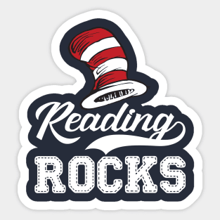 Reading Rocks - Read Across America Sticker